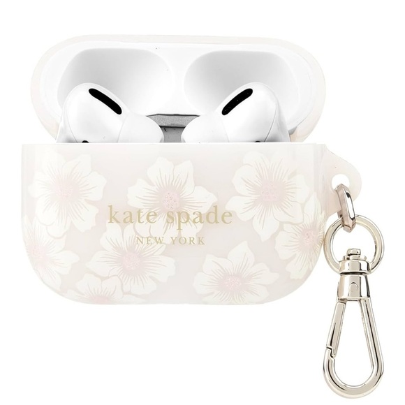🌼Kate Spade White Floral AirPods Case - Picture 1 of 9